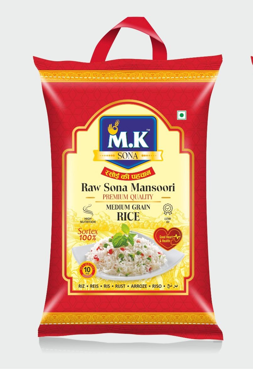 MK Sona Raw sona mansoori rice (10 kg)