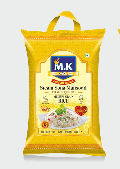 MK sona steam sona mansoori rice (10 kg)